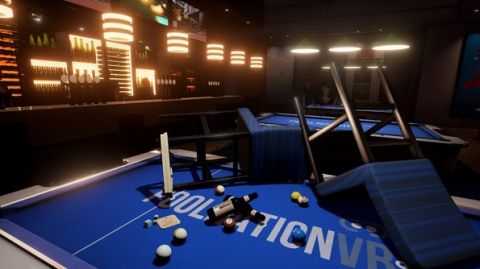 相手に瓶や椅子を投げられる クレイジーなvrビリヤード Pool Nation Vr ニュースパス