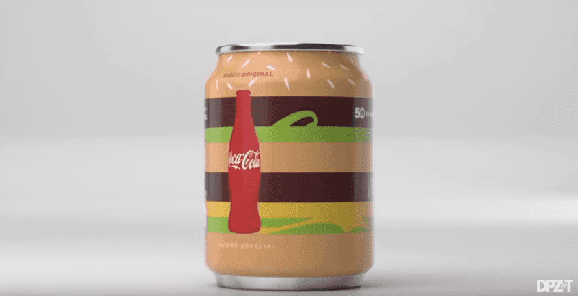 ビッグマック50周年を記念した ハンバーガーデザイン のコカ コーラ缶 ニュースパス