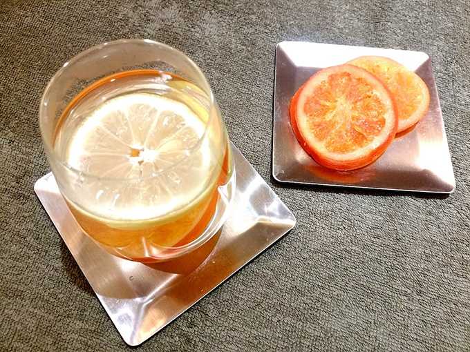 オレンジとレモンの柑橘系白湯