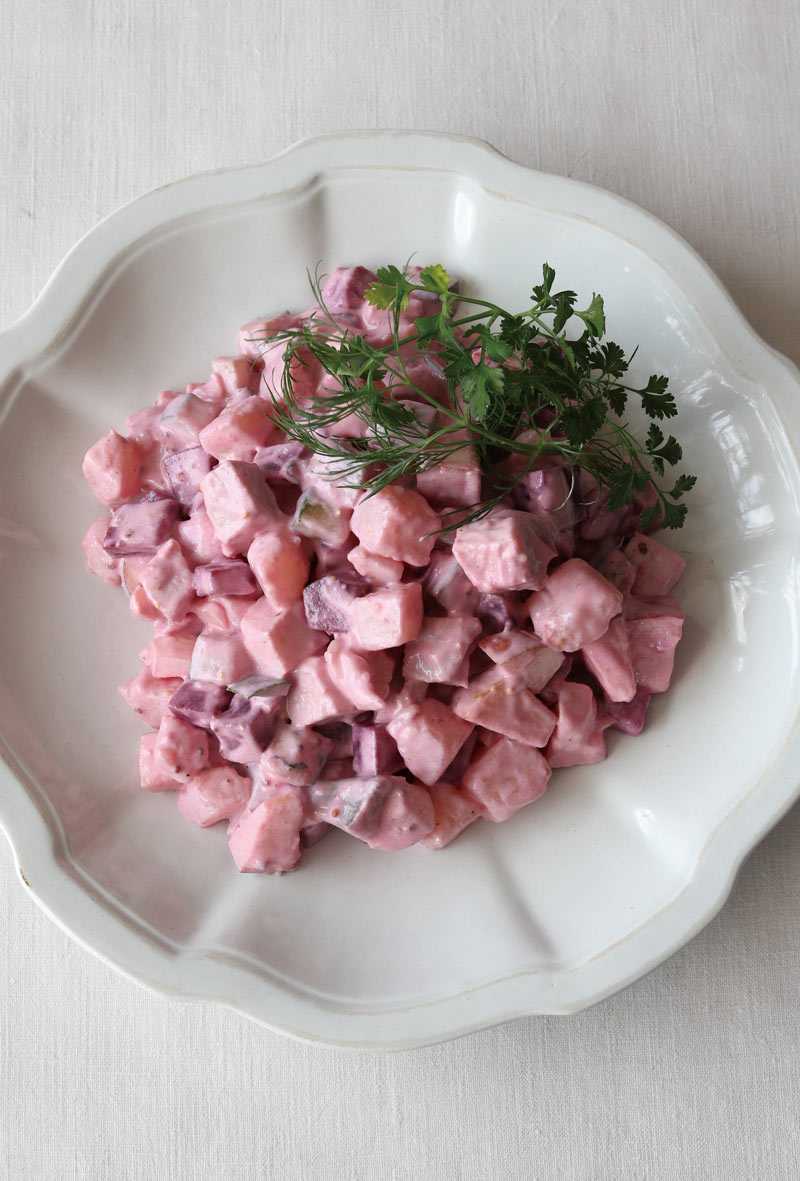 画像: ビーツの甘酢漬けを使って エストニア風サラダの作り方