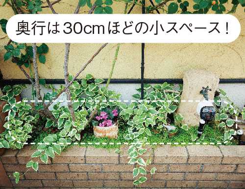 画像4: ミニチュアガーデンの実例 縦空間を活用して狭い庭を快適に演出